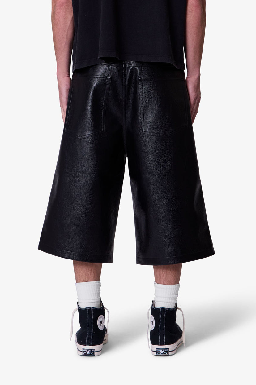 “LEATHER” JORTS