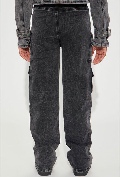 “ACID WASH” MINI CARGO - Amessio