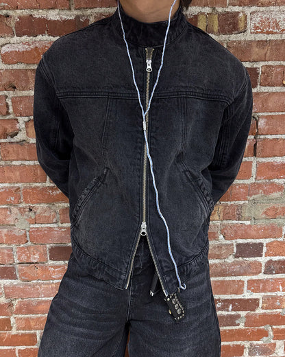 “DENIM ZIPPER” JACKET