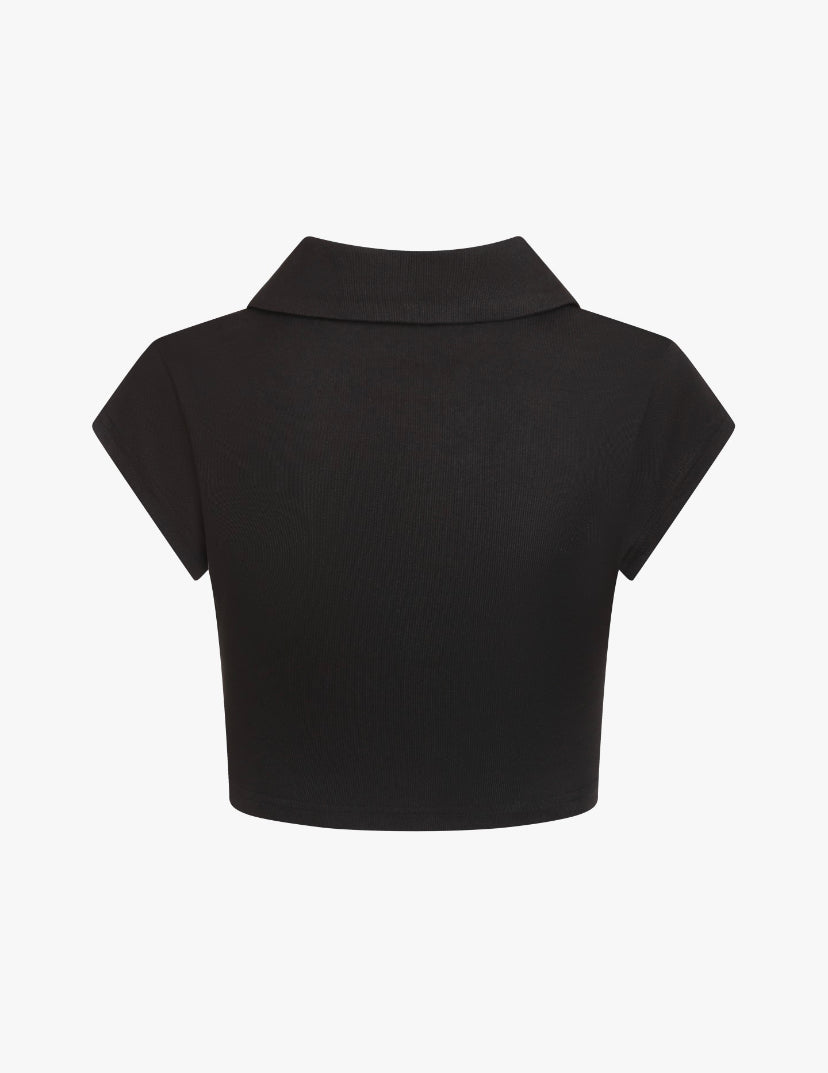 “PLACKET” TOP - Amessio