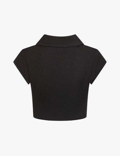 “PLACKET” TOP - Amessio