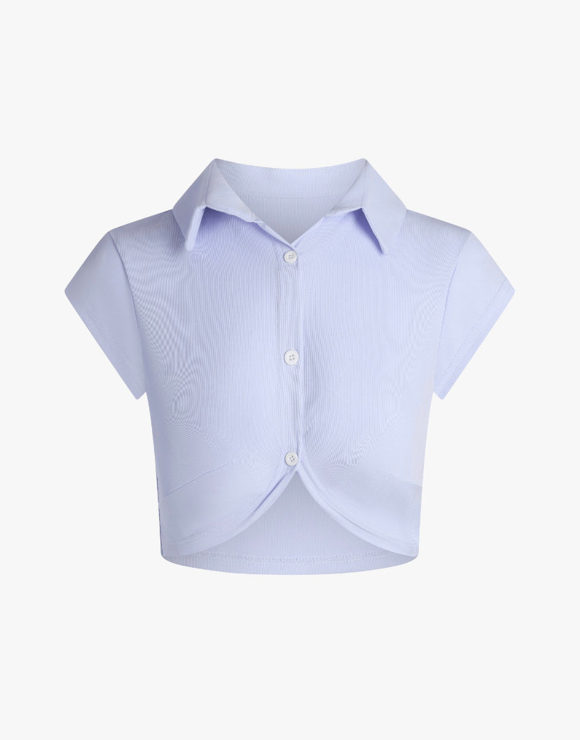 “PLACKET” TOP - Amessio