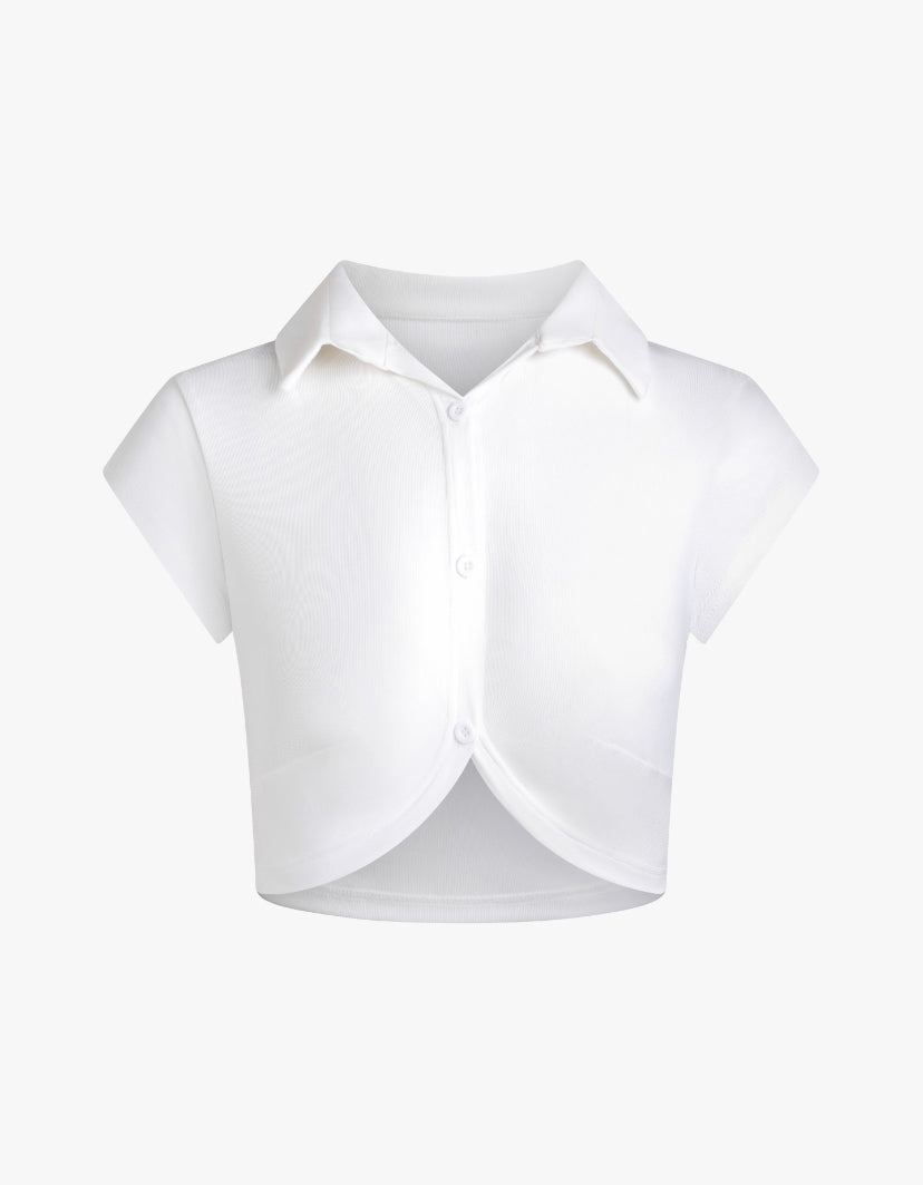 “PLACKET” TOP - Amessio