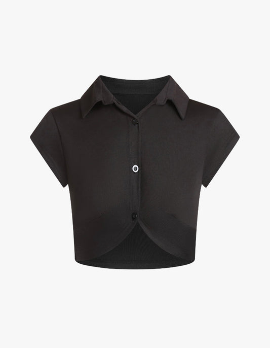 “PLACKET” TOP - Amessio